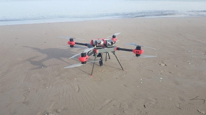 Szukali z dronem Sebastiana zaginionego  w Kołobrzegu