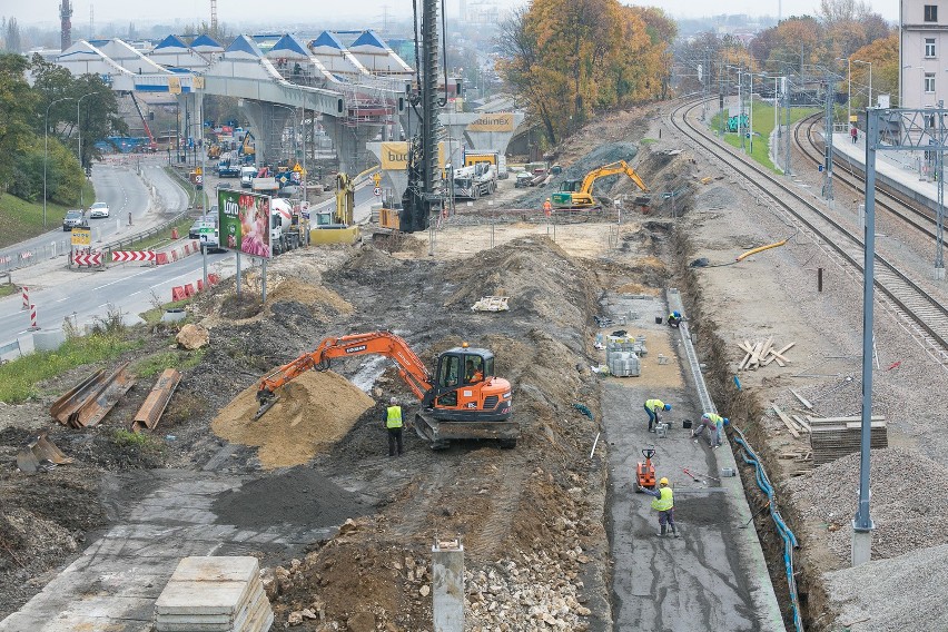 Budowa łącznicy kolejowej Zabłocie - Krzemionki
