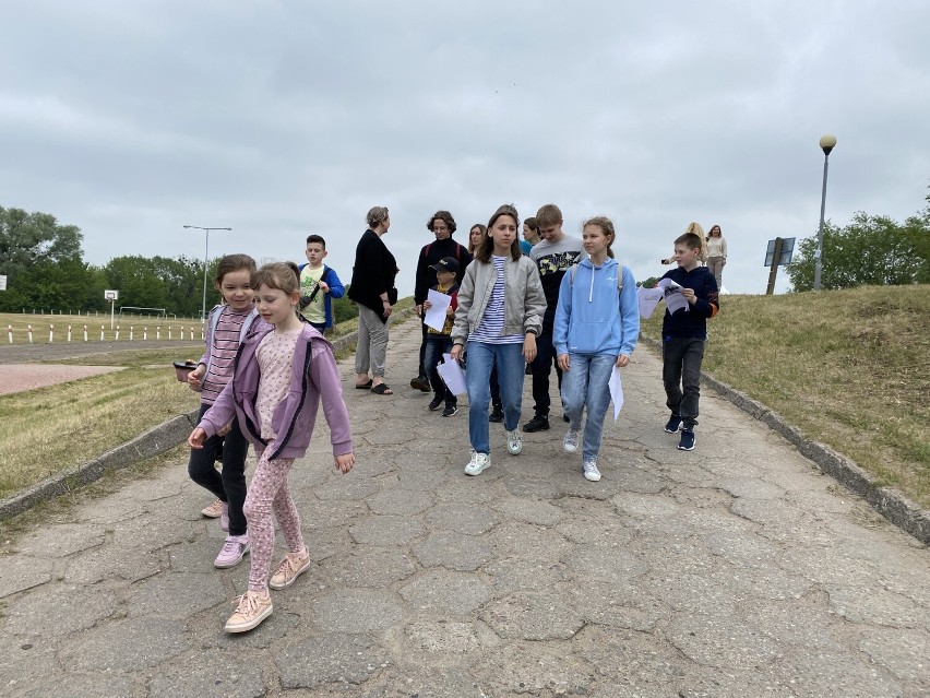 Ostrołęka. Gra miejska dla ukraińskiej młodzieży, 25.05.2022