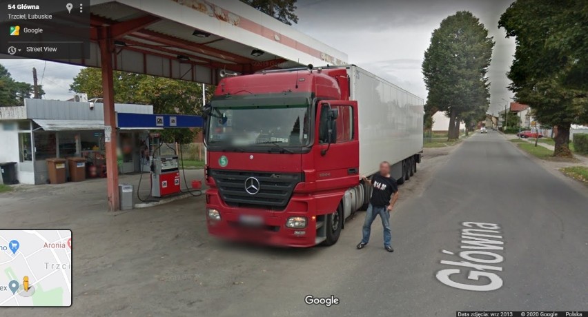 Za pomocą google street view zwiedzamy Trzciel i Przytoczną