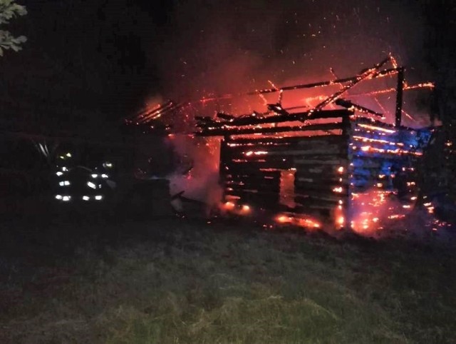 Pożar pustostanu w Kobylance w maju ubiegłego roku