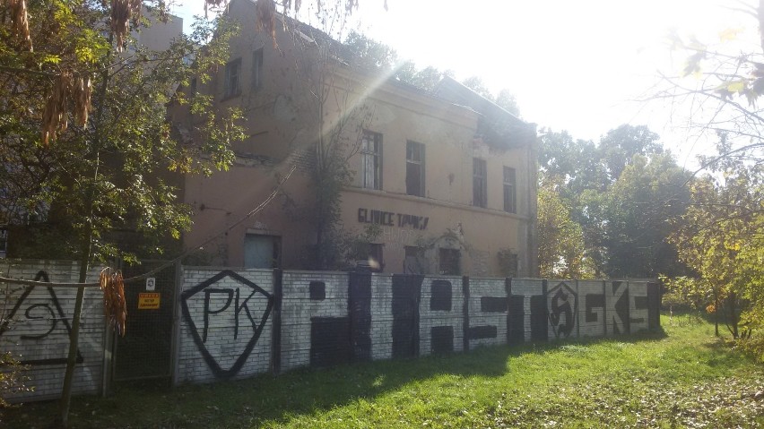 Dawna stacja kolejki wąskotorowej w Gliwicach-Trynku