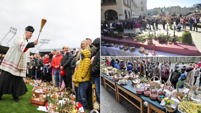 Tak wyglądało święcenie pokarmów w Krakowie w ostatnich latach