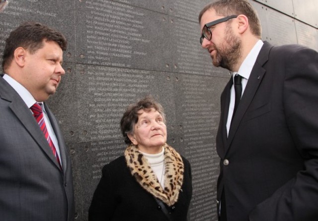 Wanda Traczyk-Stawska, Jan Ołdakowski i Dariusz Piątek, wicewojewoda mazowiecki