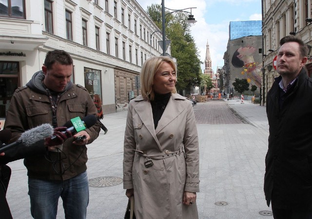 O liczbie głosów, Hanna Zdanowska poinformowała na niedzielnej konferencji prasowej