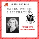 Salon Poezji i Literatury z udziałem Ewy Wiśniewskiej odbędzie się w Konińskim Domu Kultury 20 stycznia o godz. 18.00