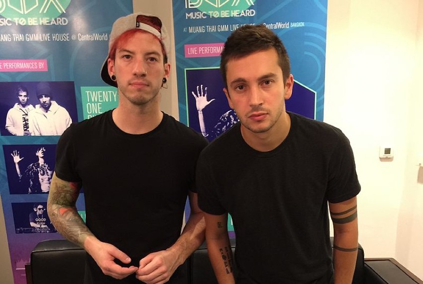 Twenty One Pilots: od lewej: Josh Dun i Tyler Joseph