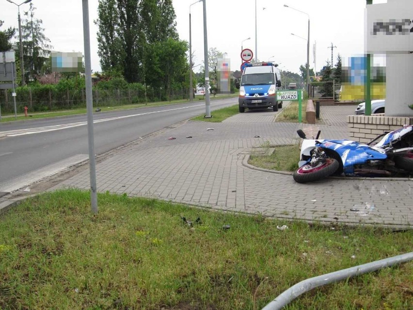 Śmiertelny wypadek z udziałem motocyklisty we Włocławku. Trwa śledztwo