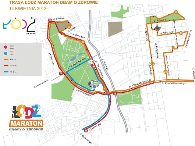 Łódź Maraton Dbam o Zdrowie w 2013 roku