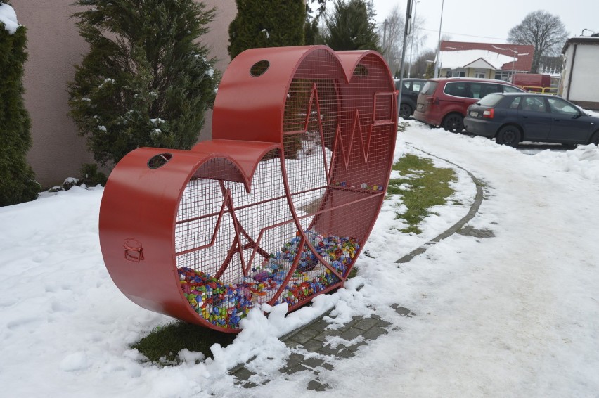 Ażurowe serce w Mikołajkach Pomorskich