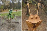 Ogromne, drewniane owady powoli pojawiają się w Parku Grabek w Czeladzi. To znak, że powstają trzy nowe place zabaw