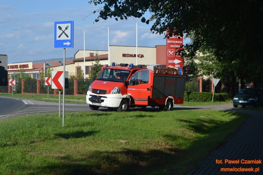 Wypadek w Brześciu Kujawskim ! Wyprzedzał TIRa na zakręcie