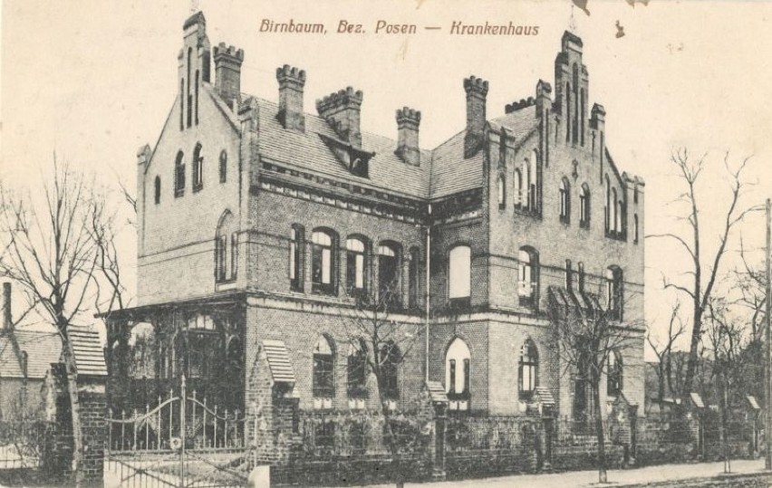 Budynek międzychodzkiego szpitala na początku XX wieku.