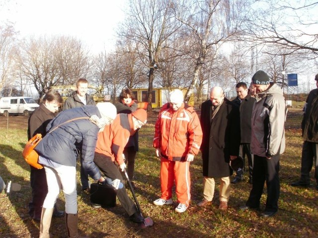 "Wbicie Łopaty" na placu budowy rozbudowy Centrum Windsurfingu w Sopocie