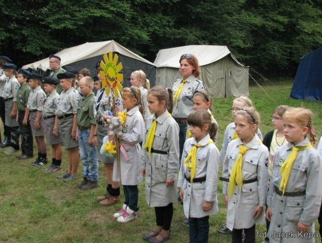 Harcerze z Krotoszyna przywitali nowy rok harcerski