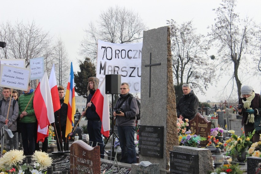 Żorzanie uczcili 70. rocznicę marszu śmierci