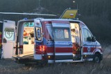 Dwa samochody ciężarowe zderzyły się na autostradzie A18 w Olszynie. Nie żyje jedna osoba