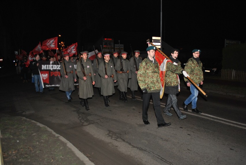 Marsz powstańczy w Międzychodzie