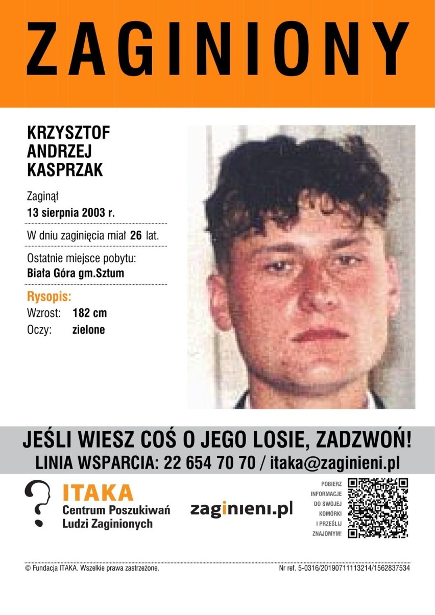 Zaginieni na Pomorzu. Szukają ich przyjaciele, rodzina i Fundacja Itaka. Widziałeś ich? [ZDJĘCIA, RYSOPISY]