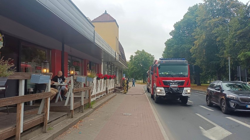 Pożar baru na ulicy Kopernika w Słupsku. Zapaliła się...