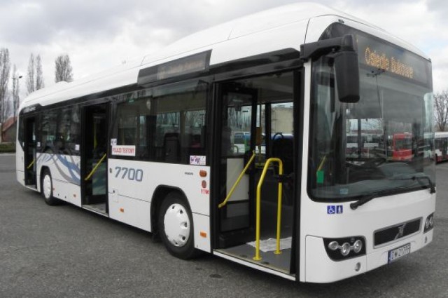 Hybrydowy autobus marki Volvo był w kwietniu na testach w Szczecinie