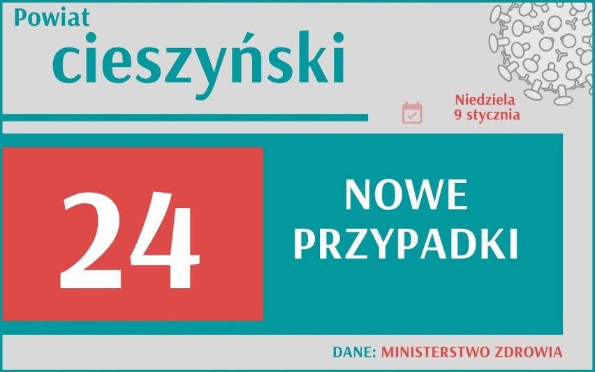 W woj. śląskim przybyło 1262 nowych przypadków zakażenia...