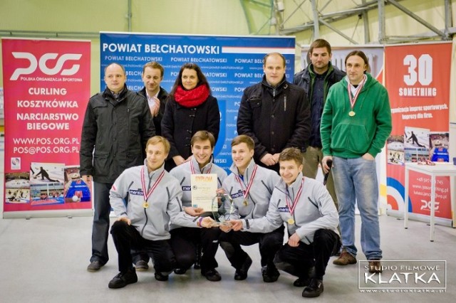 Zeszłoroczni zwycięzcy zawodów - drużyny MKS Axel Toruń (od lewej Mateusz Kulik, Maciej Turek, Damian Cebula i Bartosz Dzikowski)