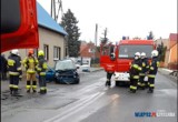 Żodyń: Zderzenie dwóch samochodów osobowych. Kobietę zabrano do szpitala