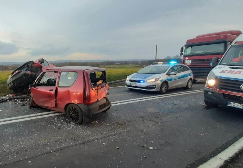 Do wypadku w Przeciszowie doszło ok. godz. 6, 20 listopada...