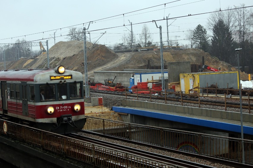 Kraków. W Bronowicach budują nowy przystanek kolejowy