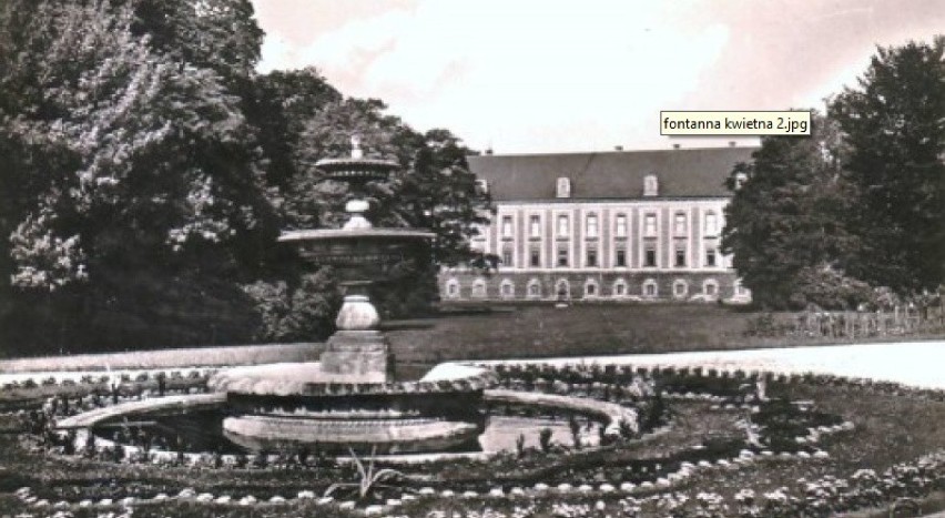 Dawny widok żagańskiego pałacu