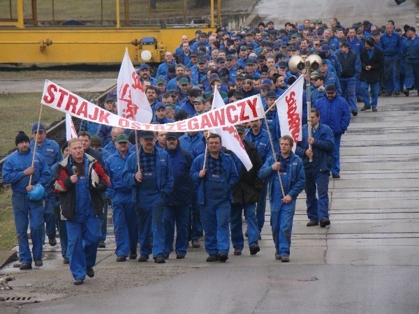 Strajk trwał dwie godziny, dziś zostanie powtórzony....