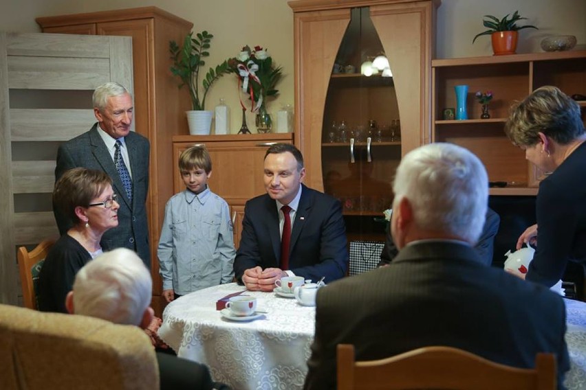 Prezydent odwiedził Jana Szymańskiego