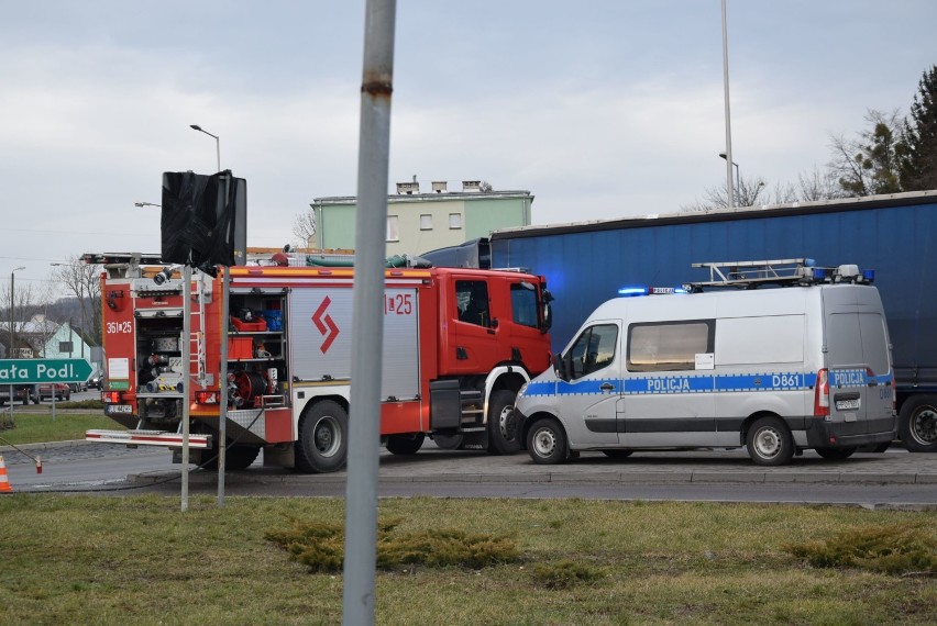 Chełm. Utrudnienia na rondzie im. Romana Dmowskiego      