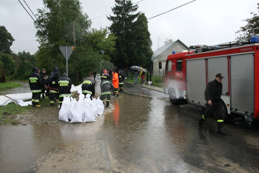 Powódź w Bieżanowie. Zdjęcia pochodzą z 2010 roku.