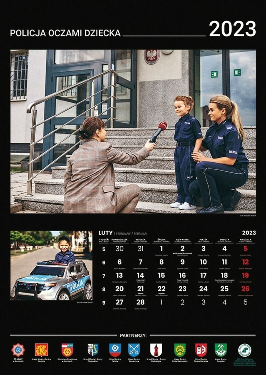 Jest kalendarz koneckiej policji na rok 2023. Zobacz na zdjęciach jak wygląda