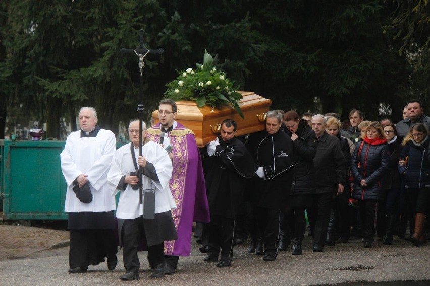 Pogrzeb rowerzysty zabitego w Pabianicach