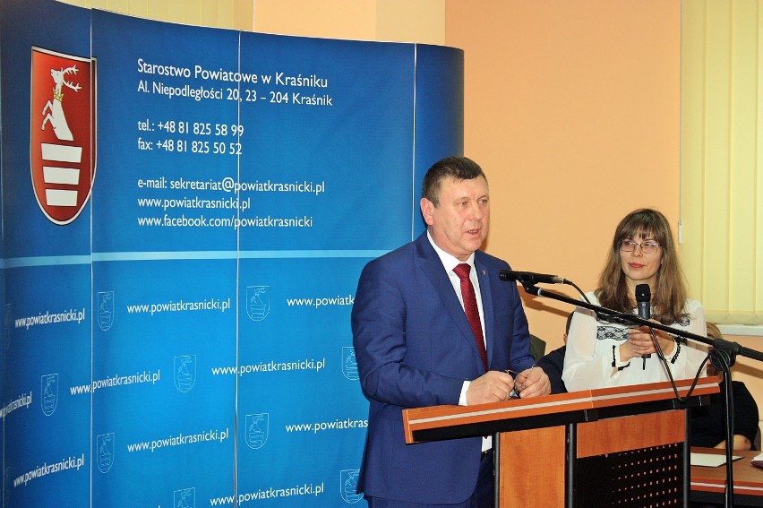 Kraśnik: Władze powiatu podpisały umowę o współpracy z ukraińskim Rejonem Sławuckim (ZDJĘCIA)