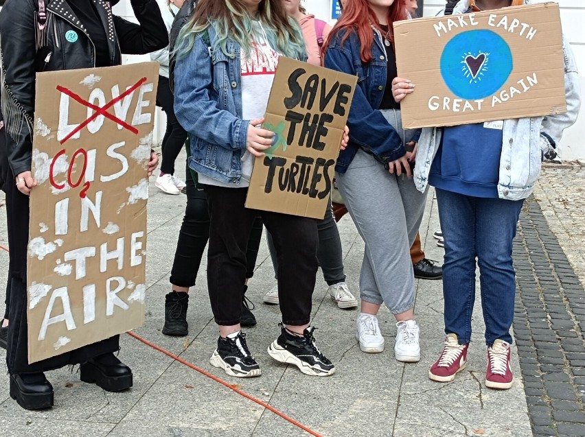 Młodzieżowy Strajk Klimatyczny w Płocku [ZDJĘCIA]