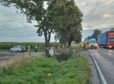 Śmiertelny wypadek na DK12 koło Leszna. Auto z ciałem 25 -latka z Głogowa  znaleziono na polu kukurydzy pod Lasocicami