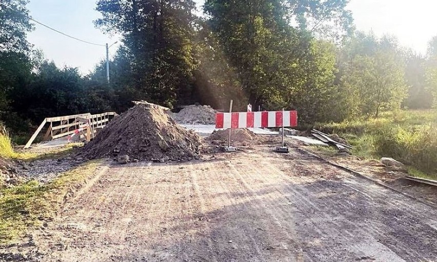 Gmina Gidle. Trwa modernizacja mostu w Zagórzu. Droga zamknięta