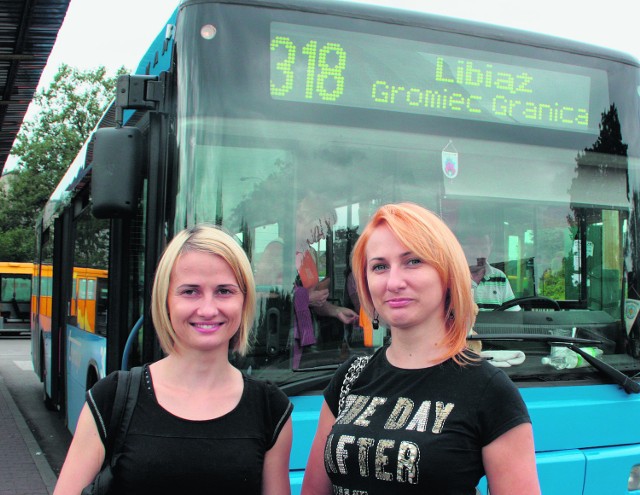 Ilona Dziuba i Anna Dusik tym autobusem jeżdżą najczęściej