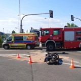 Tragiczny wypadek w Bielsku-Białej obok galerii Sarni Stok. Nie żyje motocyklista