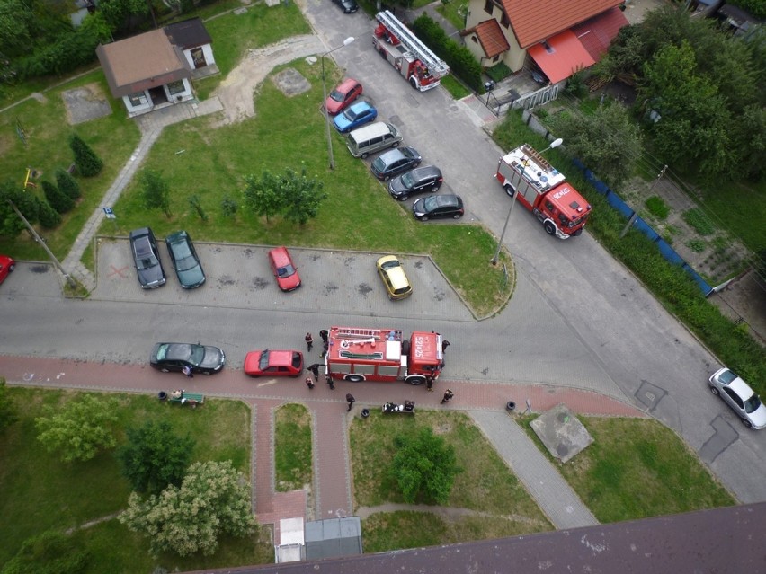 Ćwiczenia strażaków w Mysłowicach