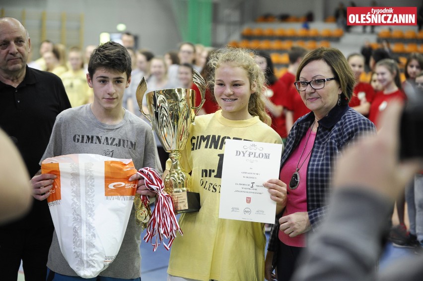 Uczniowie Gimnazjum nr 1 zdobyli puchar Sprawnych Oleśniczan