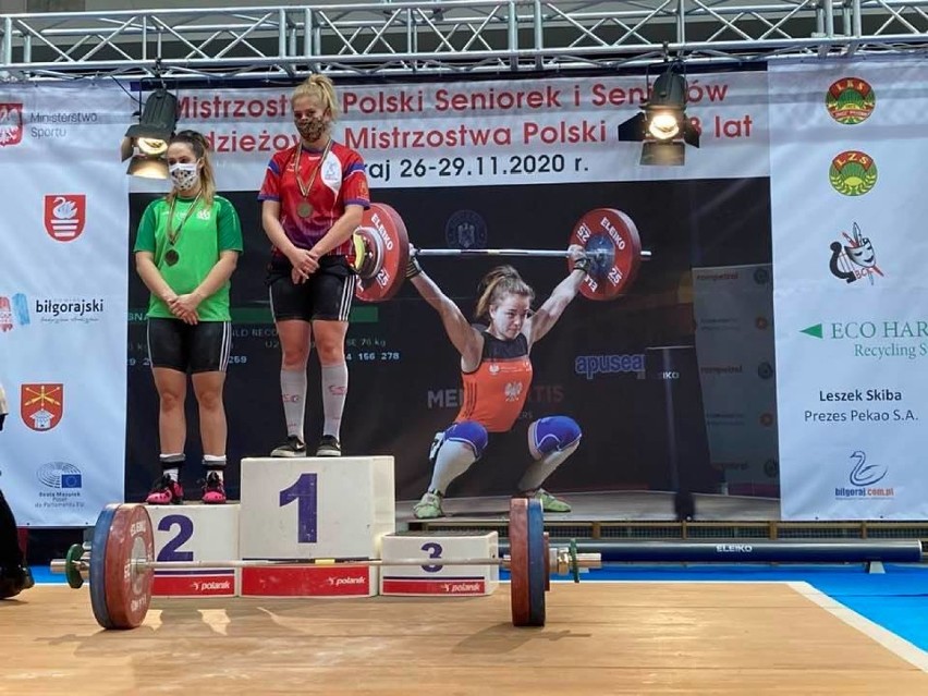 Klaudia Głąb na najwyższym stopniu podium