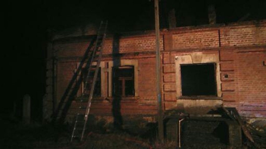 Pożar domu w miejscowości Kobylata