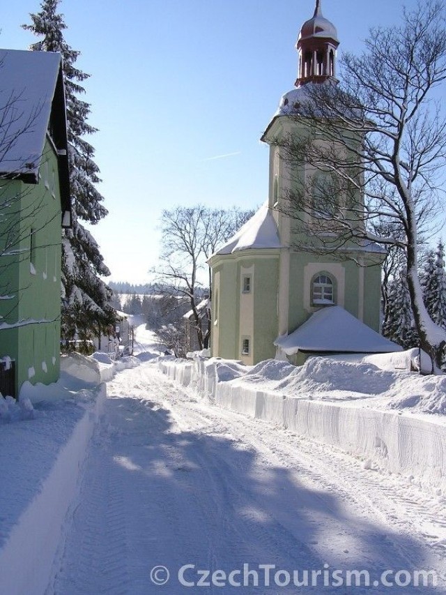 Zima w Republice Czeskiej.