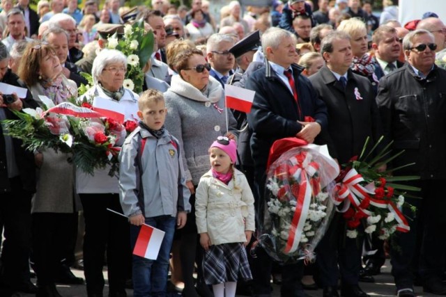 Starosta Zbigniew Ptak na wojewódzkich obchodach Święta Konstytucji 3 Maja