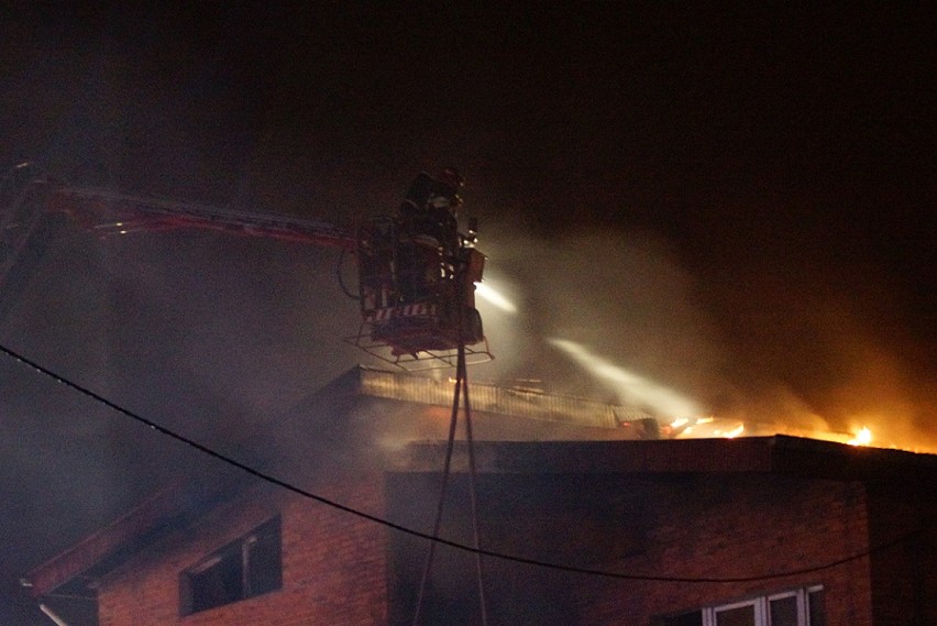 Pożar domu przy ulicy Romańskiej w Kaliszu